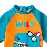 Baby Kids One Piece Swimwear Sun Protection Quick Swimming Suit Design Toddler Summer Bathing Suit for Girls Baby Boys Kids (Pack of 1)