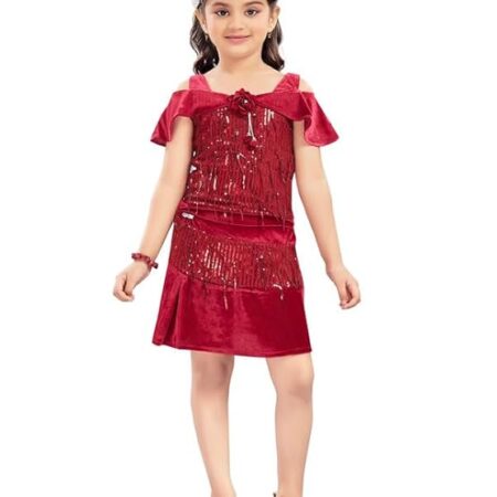 Stylish Top and Skirt for Baby Girls