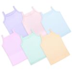 LIGHT Printed Vest Cotton Inner wear for Baby Girls/Boys Colors Pack of 6
