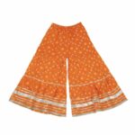 Cotton Kurta Sharara Set for Girls - Ethnic Suit with Angrakha Neck Style - MultiColor