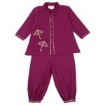 Cotton Salwar Suit Set for Baby Girls - Multicolor Ethnic Wear Dress, Traditional Coord Set for Kids