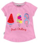 Girl's Cotton Printed Top T-Shirt & Pant/Payjama/Legging/Capri/Skirt Clothing Set -Pack-1
