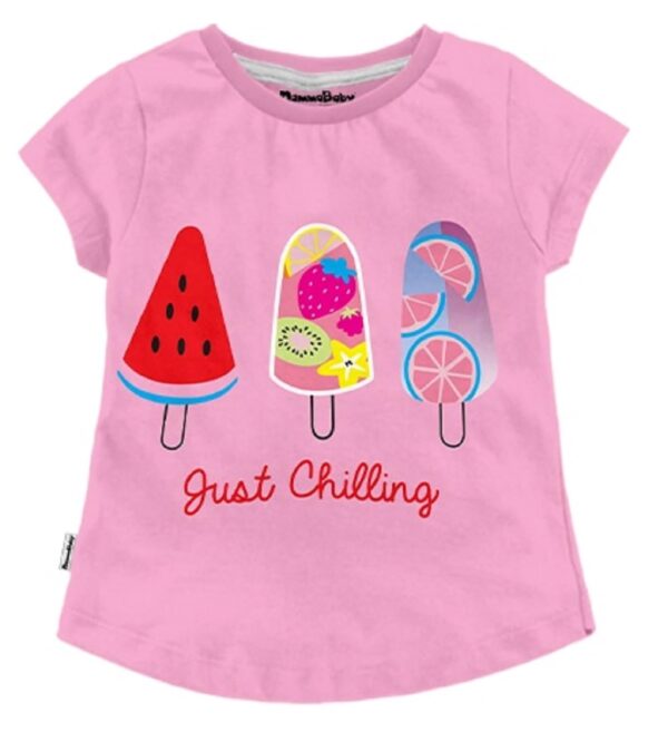 Girl's Cotton Printed Top T-Shirt & Pant/Payjama/Legging/Capri/Skirt Clothing Set -Pack-1