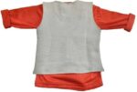 Baby Boys and Girls Solid Cotton Blend Blazer Style T Shirt and Pant Set with Bow Tie Toddlers