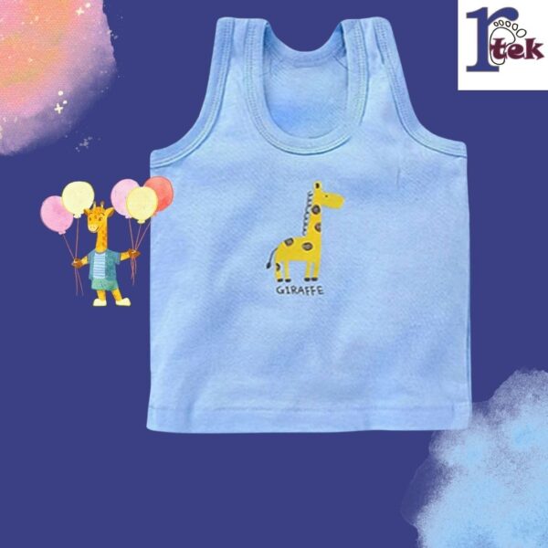 Printed Vest Cotton Inner wear for Baby wear Sleeveless Undershirts for Kids Tank-Tops Toddler Girls/Boys Colors Pack of 6