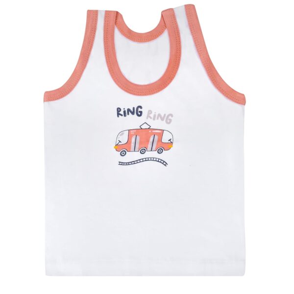 Printed Vest Cotton Inner wear for Baby wear Sleeveless Undershirts for Kids Tank-Tops Toddler Girls/Boys Colors Pack of 6