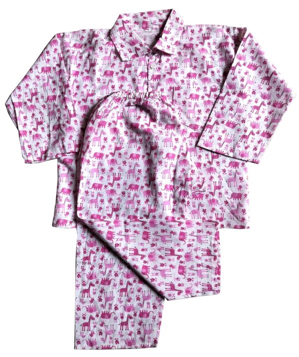 Night Suits for Girls (Animals Cartoon Print Pink) Classic Boys NIGHTSUITS