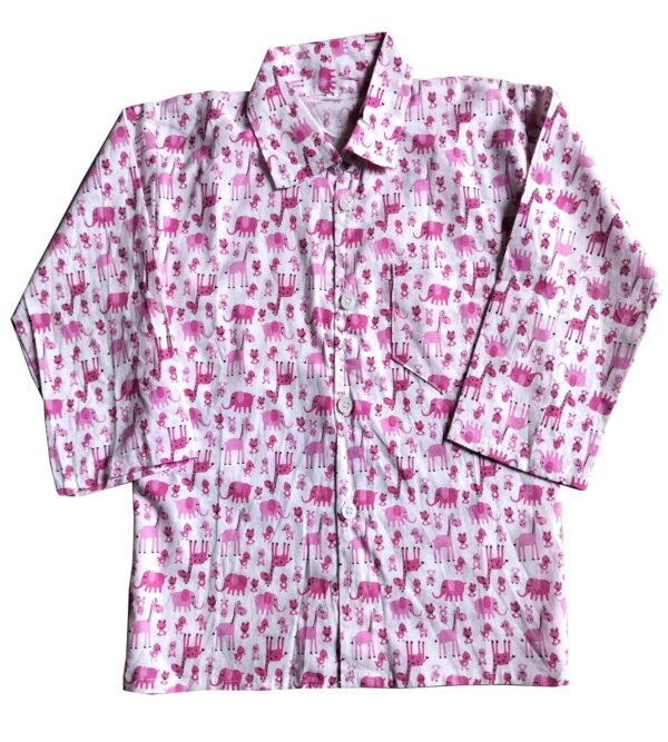 Night Suits for Girls (Animals Cartoon Print Pink) Classic Boys NIGHTSUITS