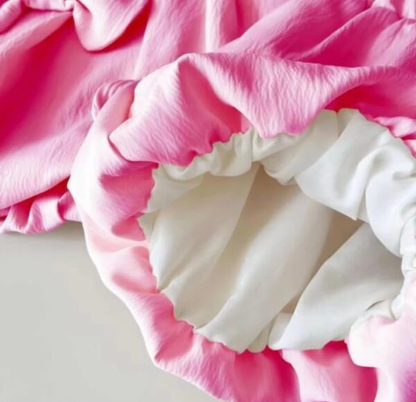 Baby Girls Pink Bow-Detailed Sleeveless Top and Bloomer Set, Summer Casual Outfit