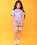 Sleepwear Shorts Set for Girls| Material: 100% Pure Cotton | Fabric: Skin-Friendly, ensuring a Soft Touch on Delicate Skin| Fit: Regular |Age Range: Suitable for Girls...