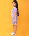 Sleepwear Shorts Set for Girls| Material: 100% Pure Cotton | Fabric: Skin-Friendly, ensuring a Soft Touch on Delicate Skin| Fit: Regular |Age Range: Suitable for Girls...