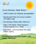 Sleepwear Shorts Set for Girls| Material: 100% Pure Cotton | Fabric: Skin-Friendly, ensuring a Soft Touch on Delicate Skin| Fit: Regular |Age Range: Suitable for Girls...