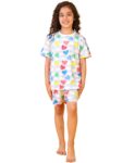 Sleepwear Shorts Set for Girls| Material: 100% Pure Cotton | Fabric: Skin-Friendly, ensuring a Soft Touch on Delicate Skin| Fit: Regular |Age Range: Suitable for Girls...
