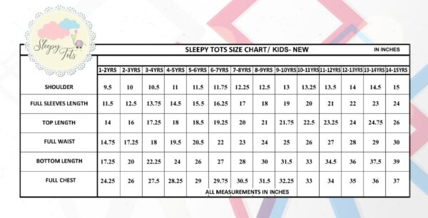 Night Dress Set for Kids | Kids Night Suit for Boys and Girls