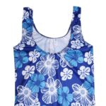 Stylish Swiming Costume for Girls | 1 Piece Swimsuit (Blue, 2-3 yr)
