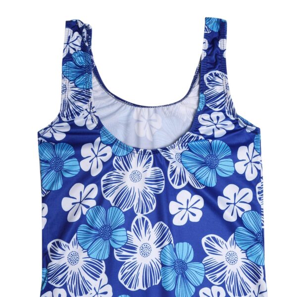 Stylish Swiming Costume for Girls | 1 Piece Swimsuit (Blue, 2-3 yr)