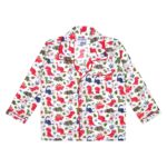 Baby Girl and Baby Boy Animal Print Cotton Full Sleeves Night Suit Shirt and Pant
