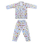 Boy's & Girl's Cotton Printed Night Suit Set Pack of 1