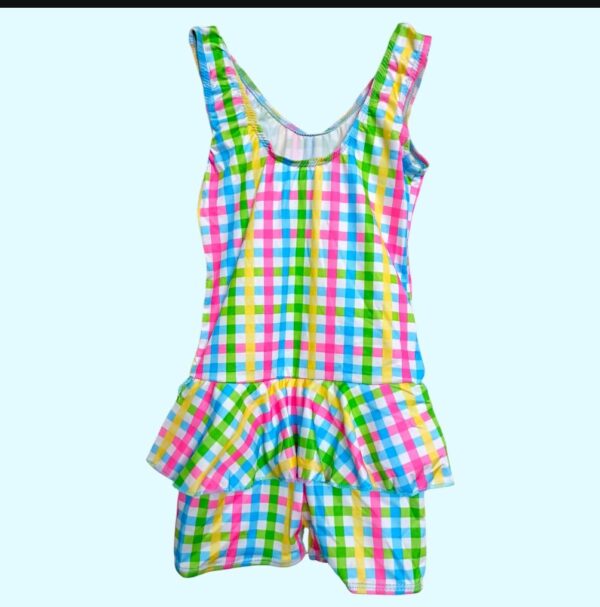Swimming Costume for Girls, Age 2-11 Years, Swim Dress One-Piece Swimwear (Pack of 1)