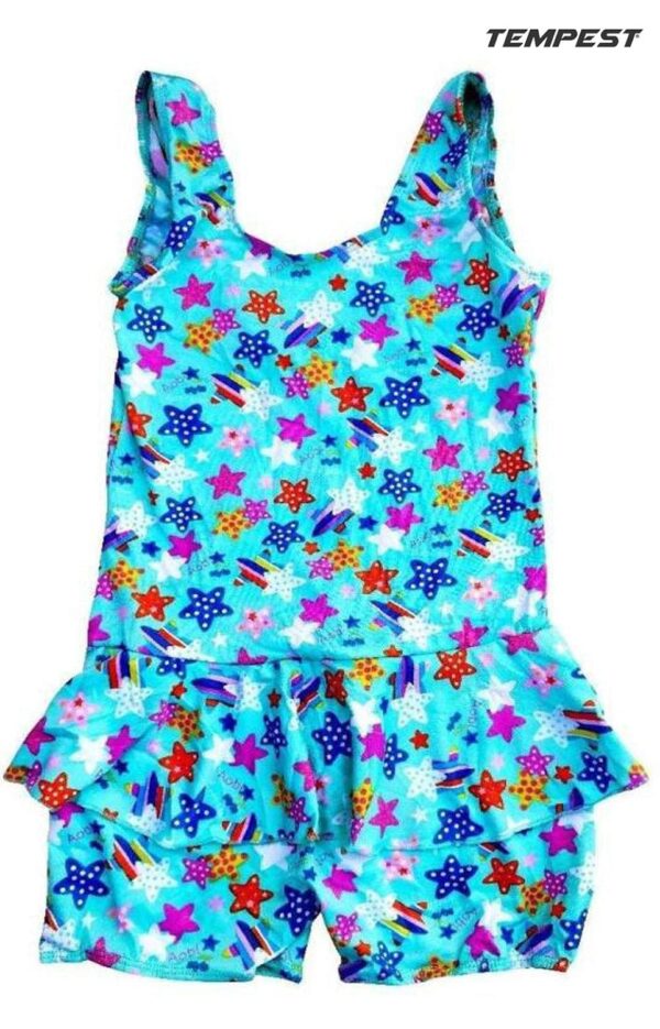 Girls Swimming Costume | Swim Suit | Swimwear | Swimming Dress Multicolour