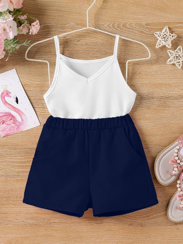 Three Piece Dress for Girls Jacket Top and Shorts Cotton Open Front Suits Set