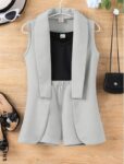 Three Piece Dress for Girls Jacket Top and Shorts Cotton Open Front Suits Set