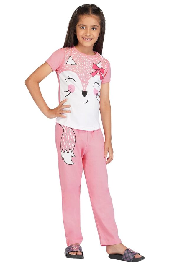 Baby Girl's Cotton Printed Pyjama Set Pack of 1