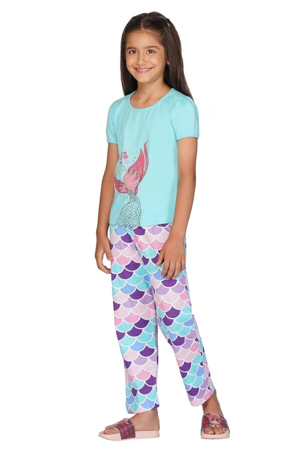 Baby Girl's Cotton Printed Pyjama Set Pack of 1