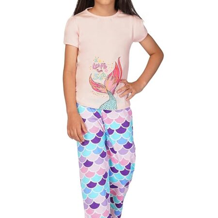 Baby Girl's Cotton Printed Pyjama Set Pack of 1