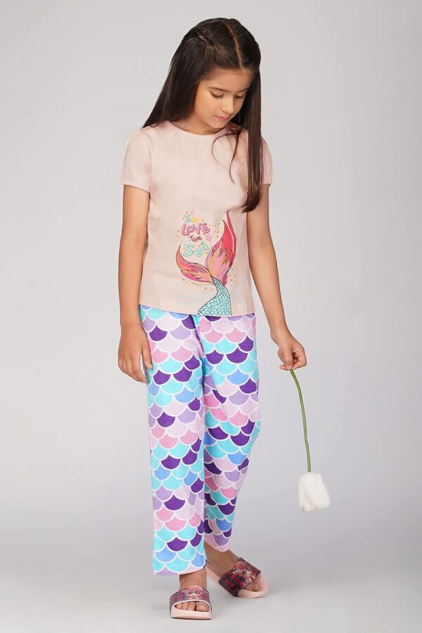 Baby Girl's Cotton Printed Pyjama Set Pack of 1
