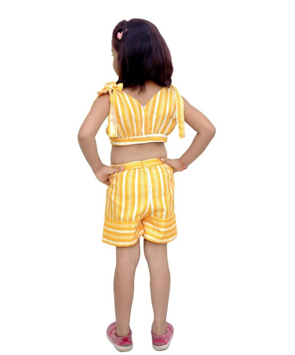 Yellow and black (Combo Pack of 2) Cotton Awesome Design Frock Kids