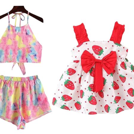 Verone Babygirl (Combo Pack of 2) Cotton Awesome Design Frock Kids (1 to 5 Year)