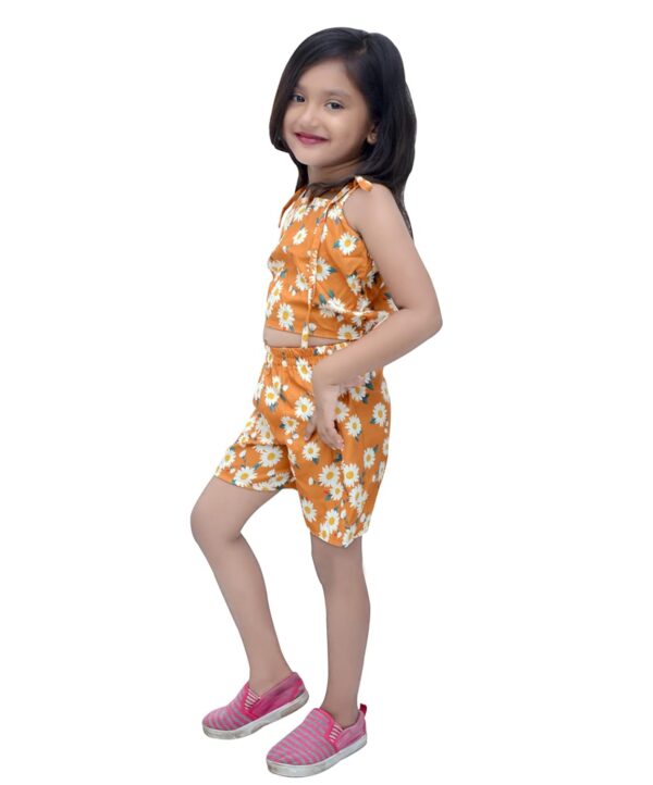 Yellow and colorful (Combo Pack of 2) Cotton Awesome Design Frock Kids