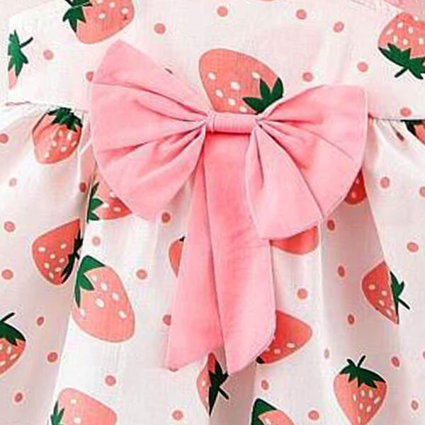 Pink floral skirt (Combo Pack of 2) Cotton Awesome Design Frock Kids