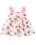 Pink floral skirt (Combo Pack of 2) Cotton Awesome Design Frock Kids