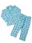 Cartoon Printed Cotton Night Suit | Sleep Wear | Boys Girls Full Sleeves T-Shirt with Trouser | Night Dress | Sleepsuit for Baby | Bottom Pyjama Set for Kids