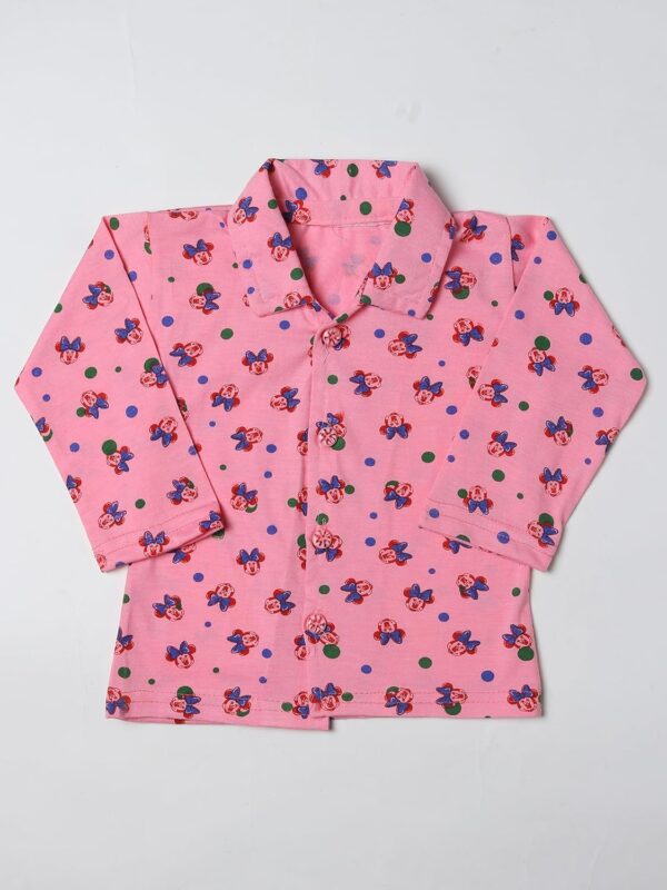 Cartoon Printed Cotton Night Suit | Sleep Wear | Boys Girls Full Sleeves T-Shirt with Trouser | Night Dress | Sleepsuit for Baby | Bottom Pyjama Set for Kids