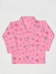 Cotton Nightsuit Cute Cartoon Printed Sleepwear | Full Sleeves T-Shirt with Trouser for Boys Girls | Bottom Pyjama Set for Kids | Night Dress Sleepsuit