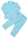 Cotton Nightsuit Cute Cartoon Printed Sleepwear | Full Sleeves T-Shirt with Trouser for Boys Girls | Bottom Pyjama Set for Kids | Night Dress Sleepsuit