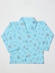Cotton Nightsuit Cute Cartoon Printed Sleepwear | Full Sleeves T-Shirt with Trouser for Boys Girls | Bottom Pyjama Set for Kids | Night Dress Sleepsuit